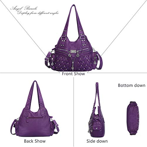 Image of Angel Barcelo Purses for Women Large Shoulder Bag Soft Hobo Bags for Women