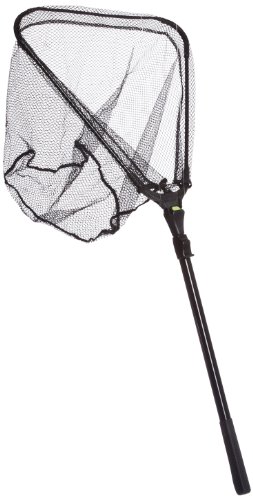 Ed Cumings Folding Landing Net (17-Inch x 19-Inch Bow x 23-Inch-40-Inch Handle Length -Inch 15-Inch Depth)