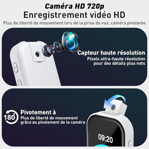 Lecteur MP3 blanc 64Go, cadeau idéal avec album photo et e-Book