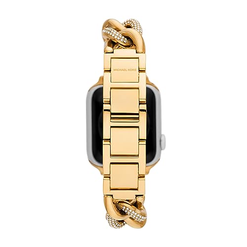 Image of Michael Kors Band for Apple Watch; Stainless Steel Smart Watch Bands for Women; Compatible with Apple Watch 38mm, 40mm, 41mm