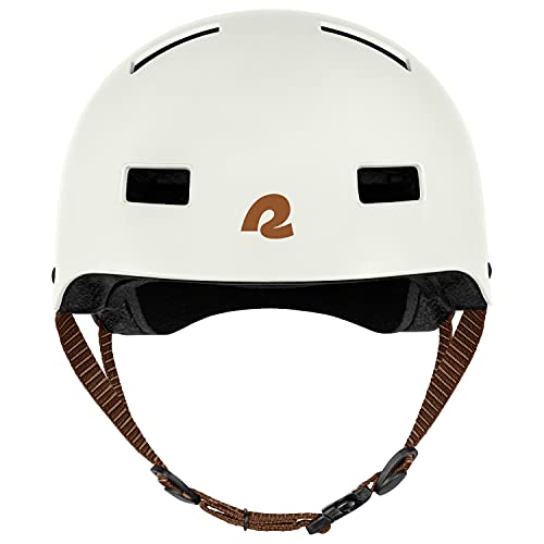 Image of Retrospec CM-1 Bicycle / Skateboard Helmet for Adult CPSC Certified Commuter, Bike, Skate , Matte Eggshell, 51-55 cm / Small