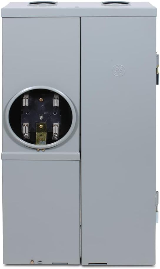 ABB TSM1610CFCUP Meter Socket Load Center • 100A Capacity for 120/240VAC Single-Phase Systems • 16-Space, 32-Circuit • Outdoor Meter Socket for Residential Use • Easy Installation