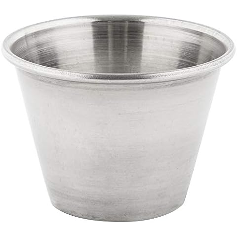 Small Round Stainless Steel Sauce Cups Cover