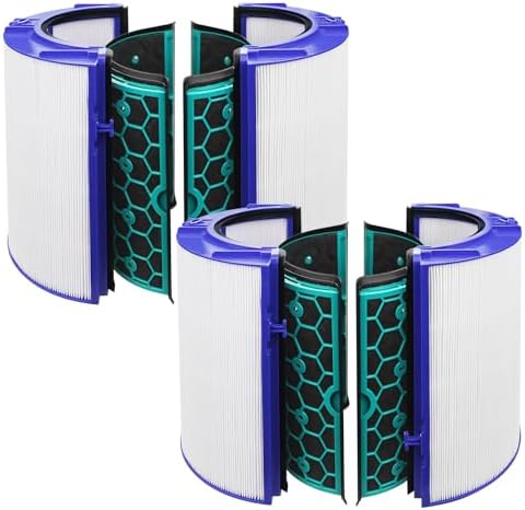 Fette Filter – Filtro H13 True Hepa Prémium Para Dyson HP04 TP04 DP04 Tp05 Dp05 Dp05 Dos Etapas 360 Purificador De Aire De Ventilador Pure Cool Fan