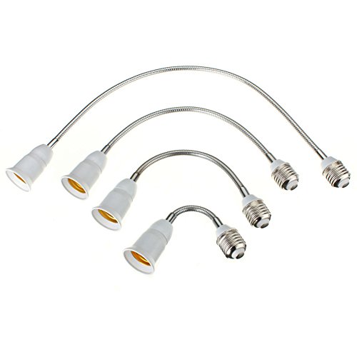 E26 To E26 Light Socket Extender Lamp Bulb Adapter Flexible Extension (20Cm) #TOP5