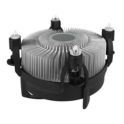 Arctic Intel Core i3 i5 i7 Socket 1151 1150 1155 1156 4-Pin Connector CPU Cooler with Aluminum Heatsink & 3.62-Inch Fan with TRONSTORE Thermal Paste for Desktop PC Computer