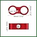 Motoforti AN10 Car Hose Separator Clamp Fuel Line Connector Kit for Oil Fuel Hose Red Aluminum Alloy Long-Lasting