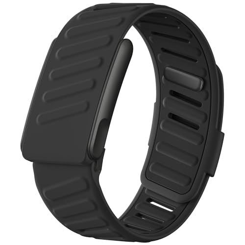 Image of VEMIGON Silicone Sport Band Compatible with Whoop 5.0 One /Peak, Life /MG, Breathable, Adjustable Waterproof Replacement Wristband Strap with Stainless Steel Frame Connector, NOT for Gen 4.0(Band only)