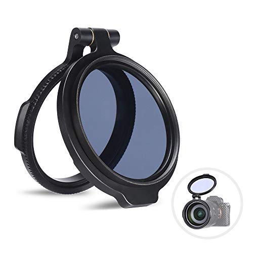 Anillo adaptador de metal R-77 de 77mm con sistema de filtro rápido para cámaras Olympus
