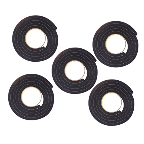 iplusmile 5Pcs tope de puerta medidor de sombrero sello de la puerta del burlete de grietas en la puerta cinta impermeable tiro debajo de la puerta debajo del tope de la puerta