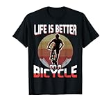 Leben ist besser mit Rennrad Radfahren Rennradfahrer Rennrad T-Shirt