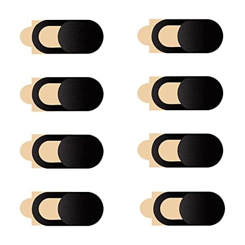 JeoPoom Cubierta Webcam Cover Slider [8 Unidades] Ultra Fino Cover