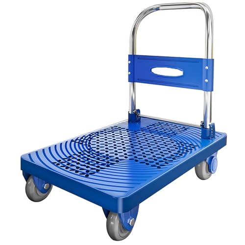 Carretilla plegable de plataforma 150KG de acero carbono miniatura 1