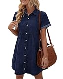 Vetinee Sun Dresses for Women UK Dress for Women Shift Dresses for Women UK Twilight Blue Size Large Fits UK Size 16 - UK Size 18