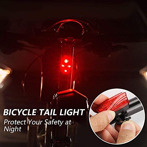 Luces de bicicleta recargables USB XMING impermeables LED 5