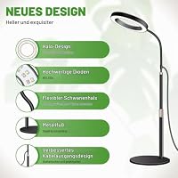 Garpsen Grow Lampe, 80 LEDs, höhenverstellbar von 16,5 bis 25 Zoll – Ansicht 2
