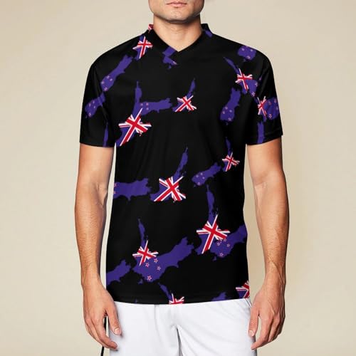 Camiseta de fútbol de Nueva Zelanda para hombre cómoda para jugar partidos y torneos 2