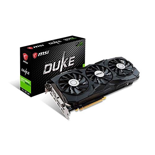 MSI GTX 1080 Ti DUKE 11G OC 11GB NVIDIA GeForce GTX 1080 Ti 1645MHz Graphics Card