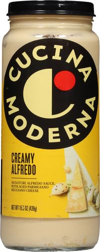 Cucina Moderna Creamy Alfredo Sauce, Made with Real Cheese, No Added Sugar Gluten Free Pasta Sauce, 15.5 OZ - Thumbnail 3