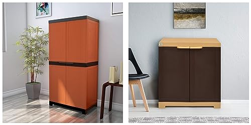 Nilkamal Freedom Mini 18 (FMSC18) Plastic Cabinet for Shoe Storag...