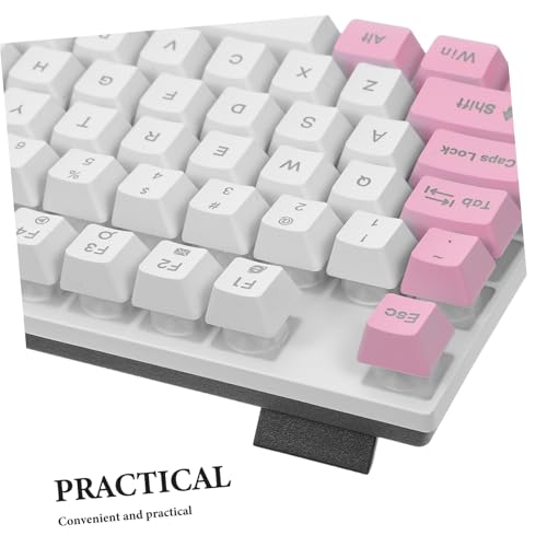 Clavier mécanique touches suspendues Operitacx en ABS robuste et rose - 3