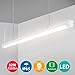 Produktbild Oeegoo LED Feuchtraumleuchte Hängeleuchte 120cm, 32W 3200Lm Hängelampe LED, IP65 Wasserdichte Pendelleuchte Badlampe Büroleuchte Werkstattlampe Küchenlampe Garage Lampe Neutralweiß 4000K