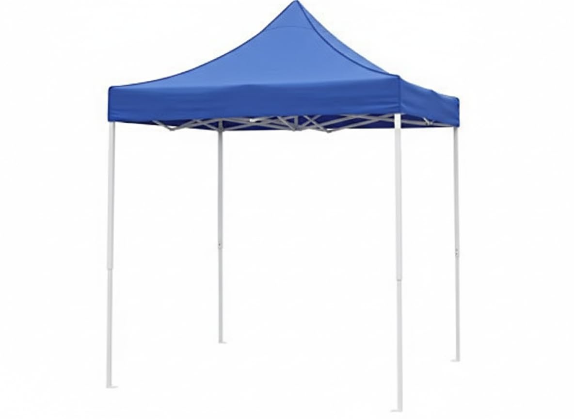 Invezo 2 x 2 Meter / 6.5 x 6.5 feet Gazebo Tent for Outdoor (Portable Shade) Blue Water Proof Tent,Foldable Outdoor Advertising Gazebo Canopy Tent, 2 Mins Installation-image-46
