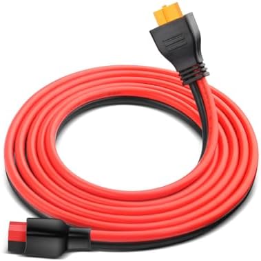 Câble De Connexion Avec Connecteurs XT60 - 1 Pièce, Femelle XT60H-F à 45A, Câble 12AWG - Pour Batteries RC, Solaire