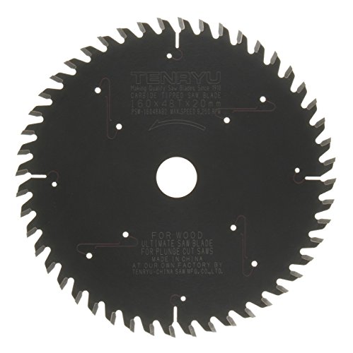 Tenryu 160mm PTFE Coated Plunge Cut Saw Blade 48T