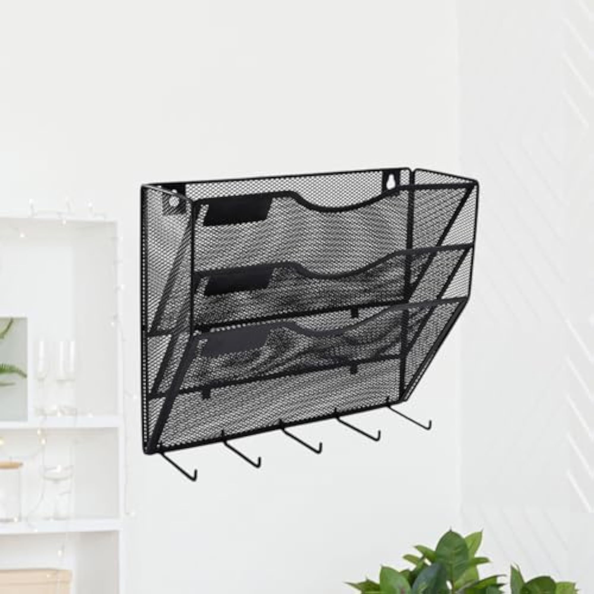 Wall Mount File Document Organizer, Versatile Design