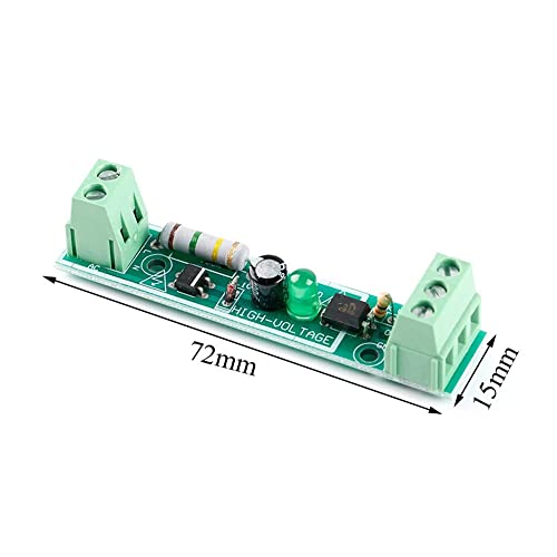 Rakstore 2Pcs 1-Bit Ac 220V Optocoupler Isolation Module 24V Level Voltage Detect Testing Board Module For Plc Microcontroller Ttl Level 3V-5V #TOP4