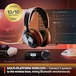 SteelSeries Arctis Nova Pro Wireless Multi-System Gaming Headset - Premium Hi-Fi Drivers - Active Noise Cancellation - Infinity Power System - Stealth Retractable Mic - PC, PS5/PS4, Switch, Mobile - Image 2