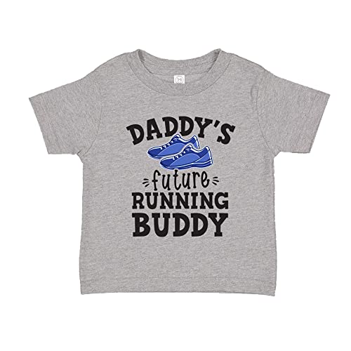 Image of Daddy's Future Running Buddy Baby Bodysuit One Piece Or Toddler Shirt Runner Baby Clothes