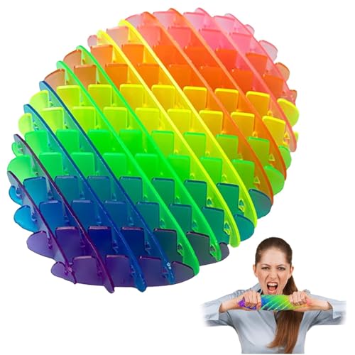 CHANCCI Fidget Juguete Gusano, Anti Estrés Juguete Forma Cambiante Juguete Gusano para Los Niños, El Alivio del Estrés Sensorial Mano Juguete Gusano Fidget Juguete para Adultos Y Niños