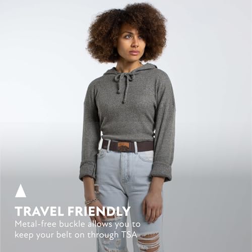 Image of Arcade Experience Unisex Belt, Heavy Duty Elastic Webbing, Non-Metal Travel Friendly Buckle