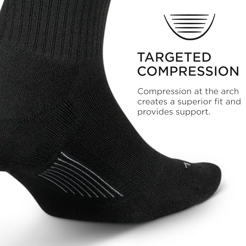 Feetures Everyday Max Cushion Crew Sock for Men - Moisture-Wicking Socks2