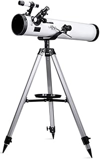 Opera Glasses Professional Telescope for Kids Beginners 76mm Aperture 700mm with Finder Scope and Phone Adapter Refractor Telescope Handheld Telescope