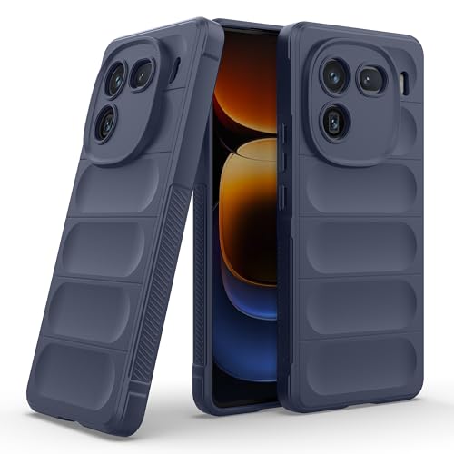 Image of Zapcase Back Case Cover for iQOO 12 5G | Compatible for iQOO 12 5G Back Cover | Liquid Silicon Magic Case with Camera Protection | Sapphire