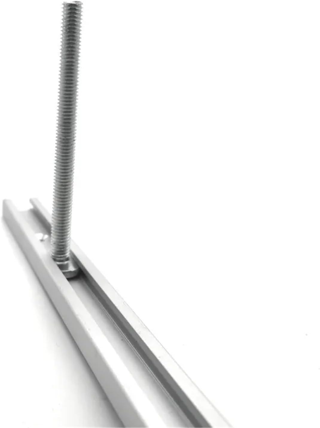 T-Track Aluminium Alloy T-Slot Slide Track Miter Rail for Woodworking Saw/Router Table Workbench Tools(1Pc 400mm T-track)