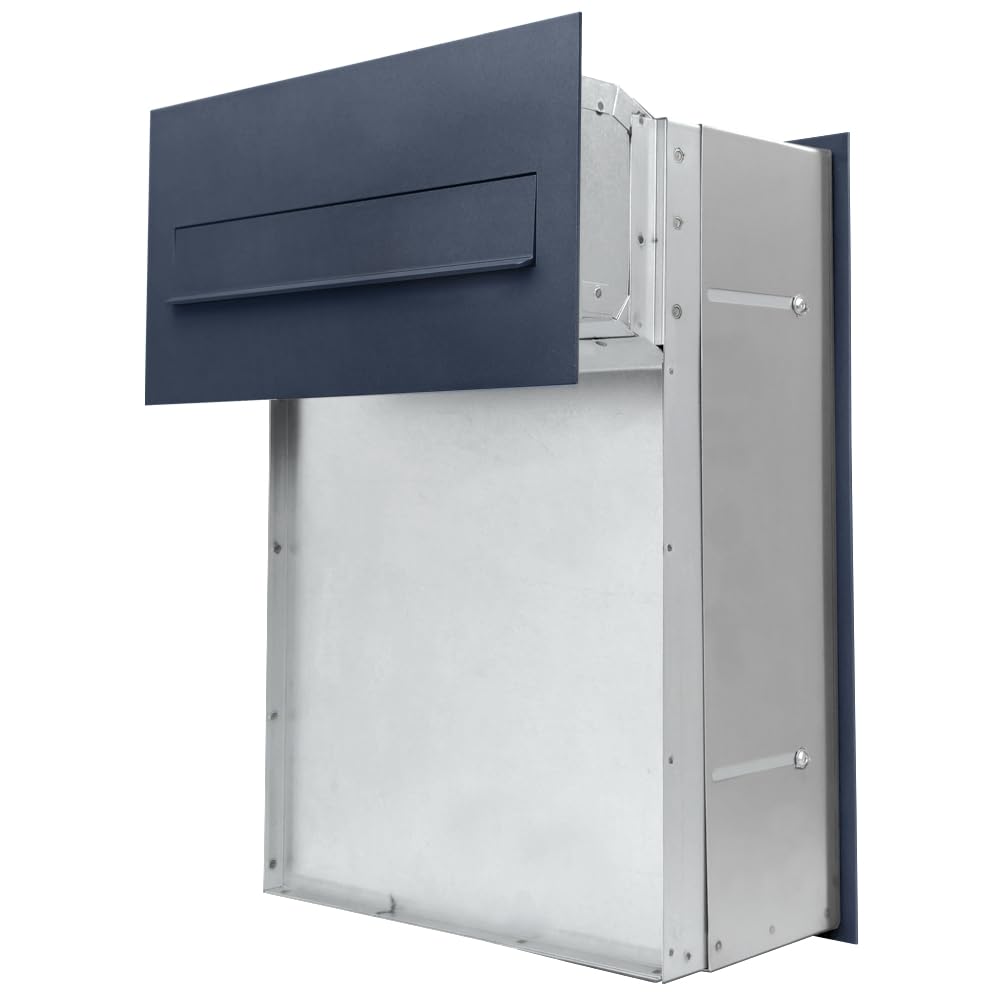 Cassetta da Incasso Passante Antracita PN620 Profondità 190-260mm esterno | acciaio inox, montaggio perimetrale, anti-furto, profondità 190-260 mm, chiavi incluse