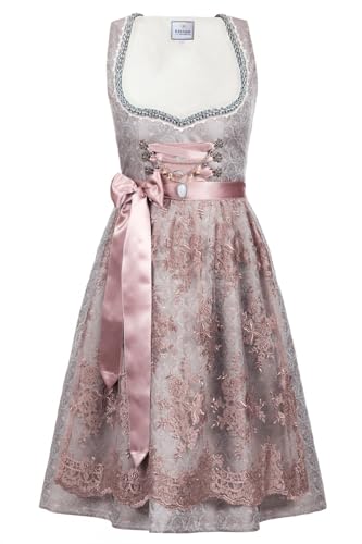 Edelnice Trachtenmode Kinder Dirndl Aurelie inkl. Spitzenschürze Gr. 92-164