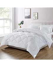 WAVVE Piumino Letto Matrimoniale 4 Stagioni 220x240 - Piumone Autunnale Invernale 220 x 240 cm - Coperta Trapunta 240x220 di Microfibra Sintetico, Bianco