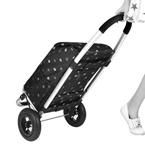 HYY-YY Einkaufstrolley Kletterwagen Einkaufswagen Einkaufswagen Klappwagen Gepäckwagen Größe: 45 x 39 x 89 cm – Bild 7