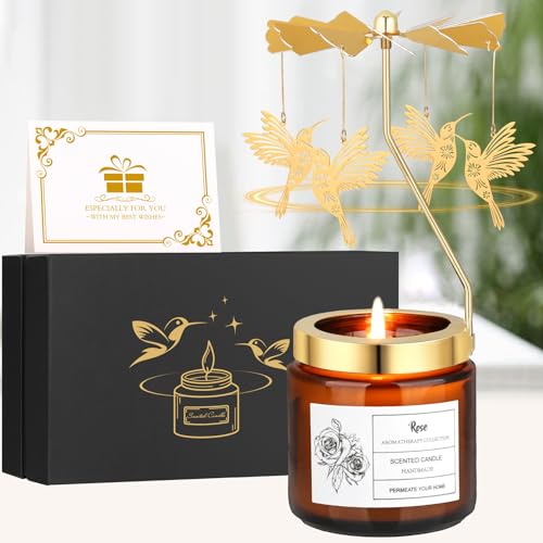 Rose Scented Rotatable Candle Gift
