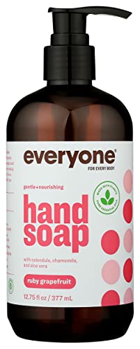 Everyone Gentle + Nourishing Ruby Grapefruit Scent Hand Soap, Plant Based,12.75 Fluid Ounce (Pack Of 1)