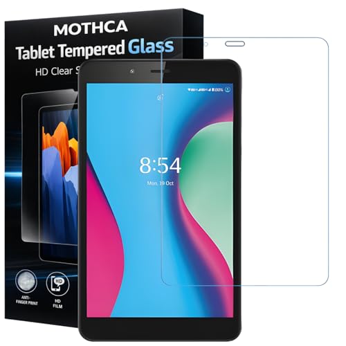 Image of Mothca Premium Tab Tempered Glass For LAVA Tab T81N With Installation kit (Pack of 1)