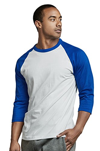 TOP PRO Men's 3/4 Sleeve Casual Raglan Jersey Baseball Tee Shirt3