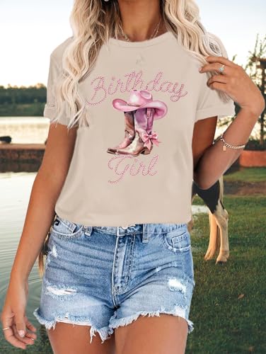 Image of Happy Birthday Shirts for Women Cute My Day My Way Birthday Girl T Shirt