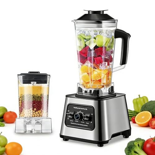 Batidora Multifunción 6000W, 2.5L Batidora Profesional, Batidora