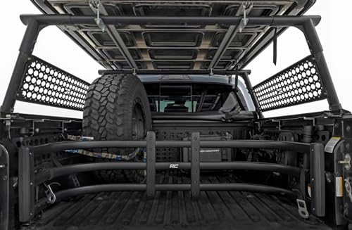 Rough Country Bed Rack Molle Panel Kit for Toyota Tacoma (2005-2023) - Storage Rack for Tools, Accessories & Recovery Gear by Rough Country - Image 3